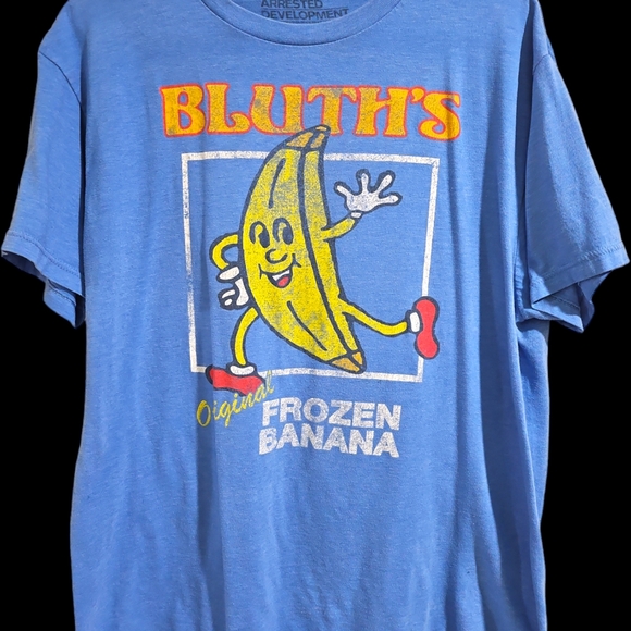 Bluth's Frozen Banana Arrested Development Size L Throwback Graphic T-Shirt 2013 - Picture 2 of 10